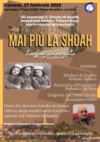 Giornata della memoria - Incontro con Andra Bucci e Mario De Simone