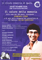 Ricordando Giancarlo Siani - 28 settembre 2026