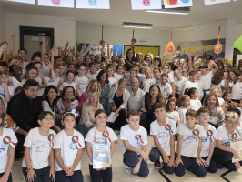 Fiammetta Borsellino in visita al plesso scolastico  “Paolo Borsellino” 